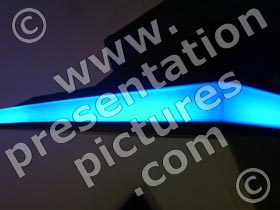 blue neon - powerpoint images