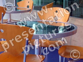 cafe seating - powerpoint graphics