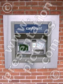 cashpoint atm - powerpoint graphics