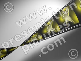 cinema film strip - powerpoint graphics