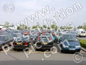 mall car park - powerpoint graphics