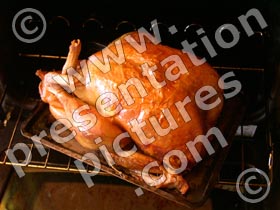roast turkey - powerpoint graphics