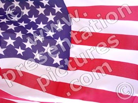 stars and stripes flag - powerpoint graphics
