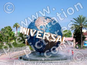 universal studios globe - powerpoint graphics
