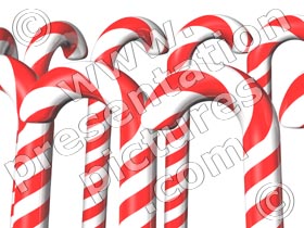 candy cane - powerpoint graphics