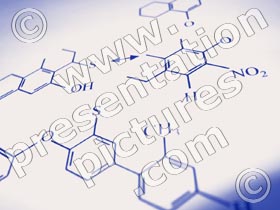 chemical structure - powerpoint graphics