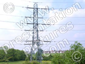 electric pylon - powerpoint graphics