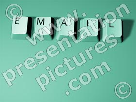 email keys - powerpoint graphics