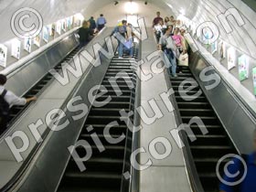 escalator - powerpoint graphics