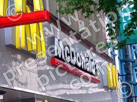 fast food mcdonalds - powerpoint graphics