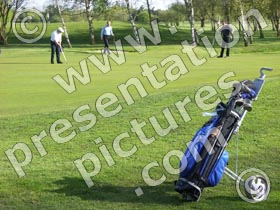 golfing - powerpoint graphics