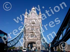 london tower bridge - powerpoint graphics