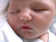 newborn asleep - powerpoint graphics