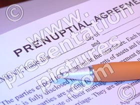 prenuptial agreement - powerpoint graphics