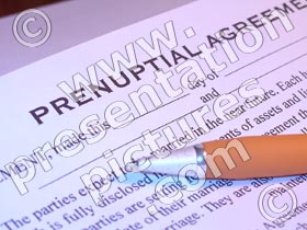 prenuptial agreement - powerpoint graphics