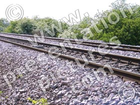 rail tracks - powerpoint graphics