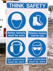 safety sign - powerpoint graphics