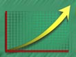 sales graph - powerpoint graphics