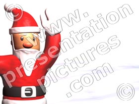 santa - powerpoint graphics