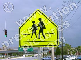 school crossing - powerpoint graphics