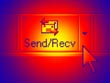 send and receive - powerpoint graphics