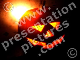 spooky pumpkin - powerpoint graphics