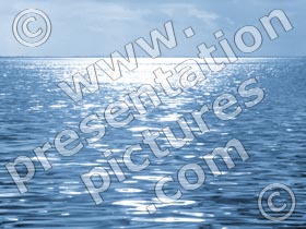 sun on sea - powerpoint graphics