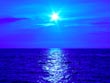 sunset blue - powerpoint graphics