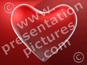 valentines heart - powerpoint graphics